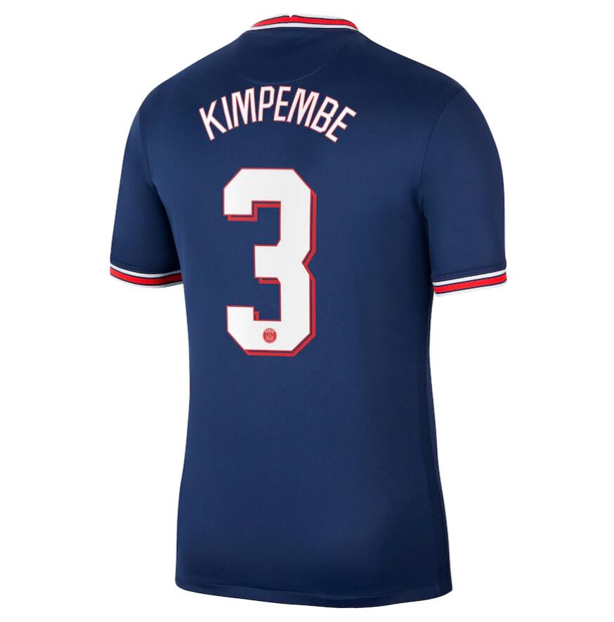 2021/22 Maillot PSG Domicile Cup Home Kit Soccer Jersey Kimpembe 3 printing